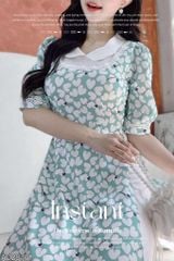 Áo Dài Ren Tuyết Bi+PK AD2876 (áo lẻ)