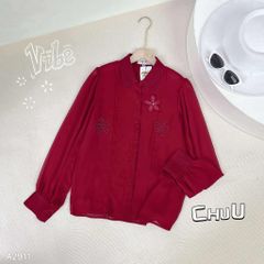Áo Sơ Mi Hoa Chong Chóng A2911