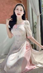 Áo Dài Thú Béo Ụ AD2714 (áo lẻ)