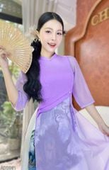 Áo Dài 3T Cây Đại Thụ+PK AD2861 (áo lẻ)