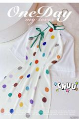 Áo Dài Cổ Line Color AD9002.2810 (áo lẻ)