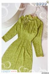 Áo Dài Hoa Giấy Xoay AD2804 (áo lẻ)