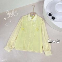 Áo Sơ Mi Hoa Chong Chóng A2911