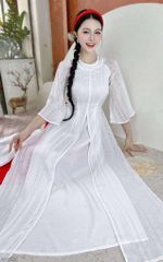 Áo Dài 4 Tà Cổ Donut AD9003.2895 (áo lẻ)