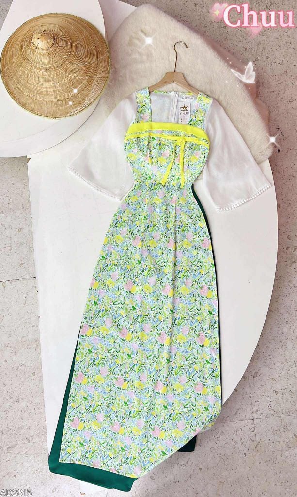 Áo Dài Tiểu Hoa Đán AD2815 (áo lẻ)