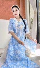 Áo Dài 4 Tà Đài Cát Hoa AD9003.2887 (áo lẻ)