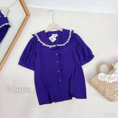 Áo Sơ Mi Hoa Thêu Ruy Băng A2914