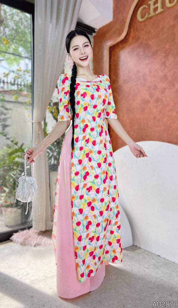 Áo Dài Xứ Sở Thần Tiên AD2870 (áo lẻ)