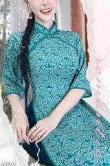 Áo Dài Hoa Sương Rồng AD2902 (áo lẻ)