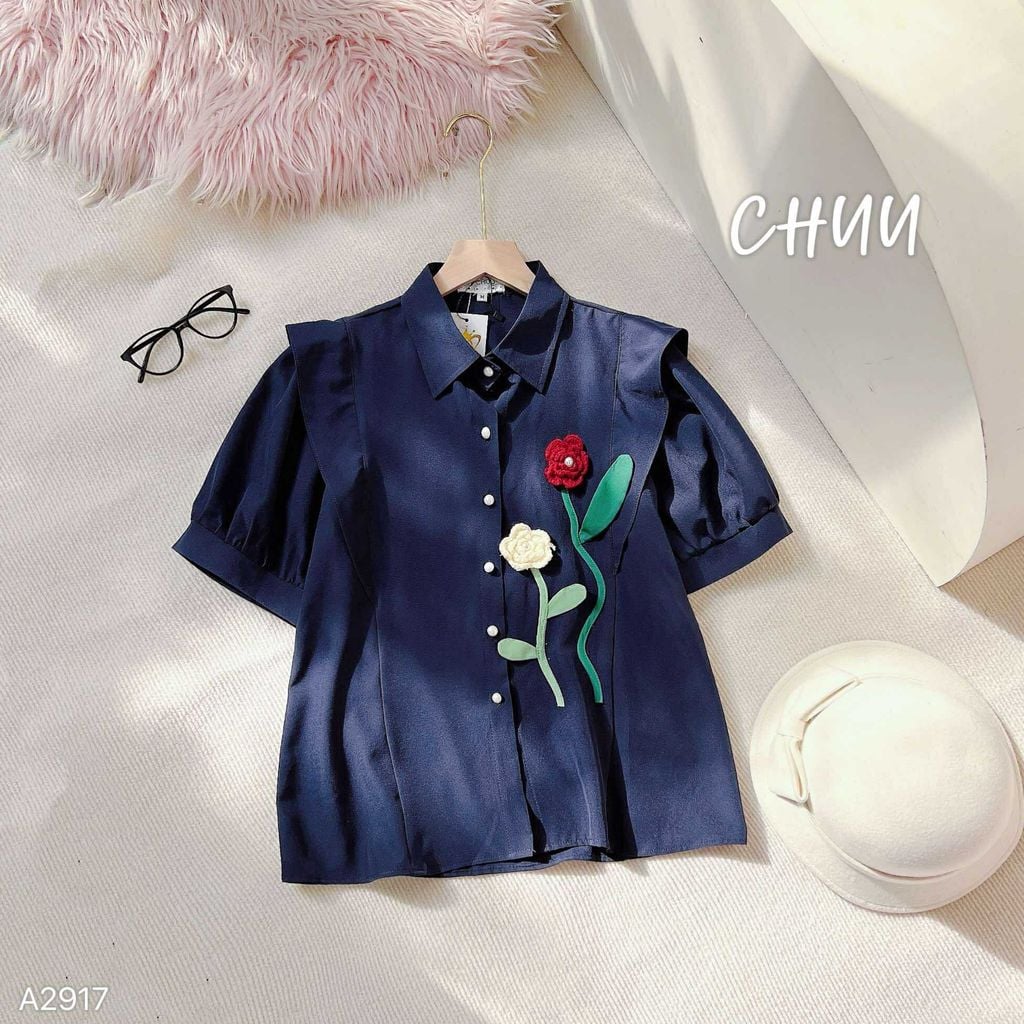 Áo Sơ Mi Hoa Đon Đon A2917