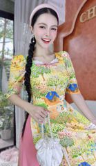 Áo Dài Xứ Sở Thần Tiên AD2870 (áo lẻ)
