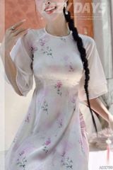 Áo Dài Bướm Đổi Màu AD9002.2738 (áo lẻ)