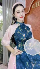 Áo Dài Đường Qua Núi AD9002.2927 (áo lẻ)