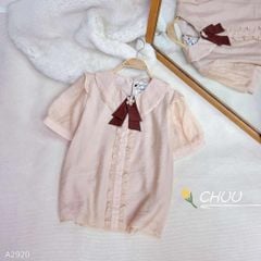 Áo Sơ Mi Bèo Hoa Thiên Lý+PK A2920