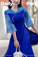 Áo Dài Hạt Sương Mai AD2919 (áo lẻ)