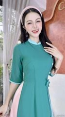 Áo Dài Chiffon 4T Ngọc Đôi 130cm AD1575 (áo lẻ)