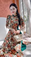 Áo Dài Tay Rút Mận Mận+PK AD2916 (áo lẻ)