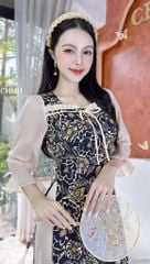 Áo Dài Đình Cổ Tích AD9002.2850 (áo lẻ)