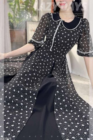 Áo Dài 4 Tà Bi Bánh Gạo AD2921 (áo lẻ)