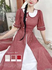 Áo Dài 4T Bi Bánh Gạo AD2921 (áo lẻ)