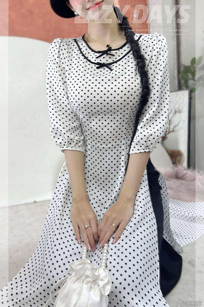 Áo Dài Quả Cầu Thủy Tinh AD2926 (áo lẻ)