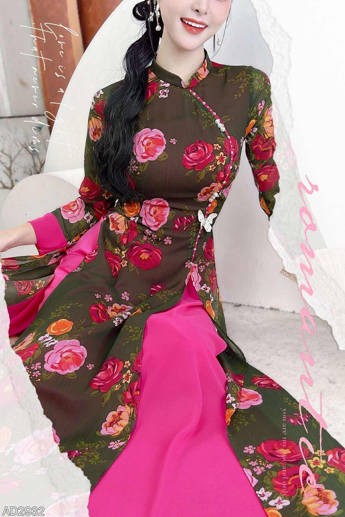 Áo Dài 4T Ngọc Nhũ AD2932 (áo lẻ)