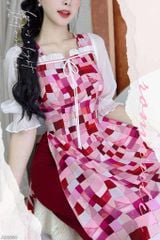 Áo Dài Đình Cổ Tích AD9002.2850 (áo lẻ)