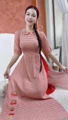 Áo Dài Cây Tình Yêu AD9002.1531 (áo lẻ)