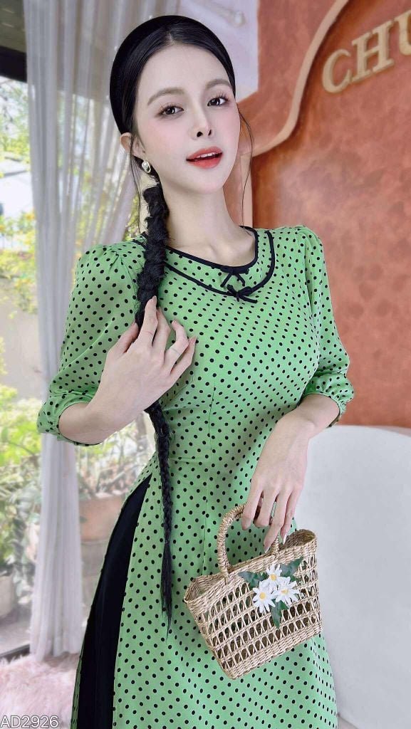 Áo Dài Quả Cầu Thủy Tinh AD2926 (áo lẻ)