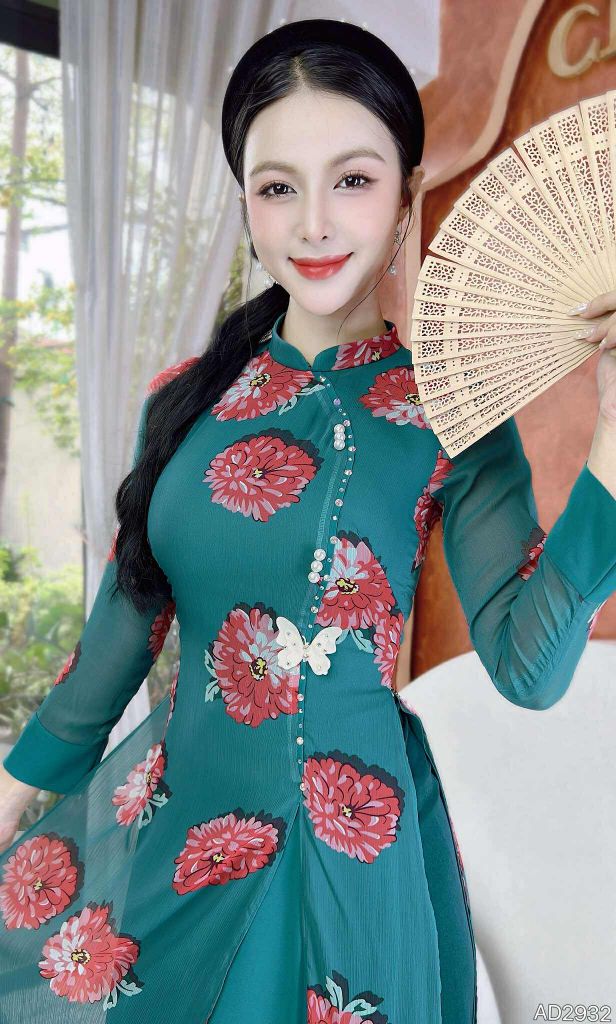 Áo Dài 4T Ngọc Nhũ AD2932 (áo lẻ)