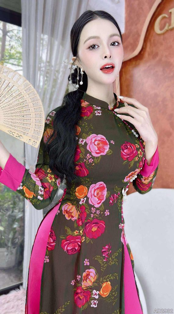 Áo Dài 4T Ngọc Nhũ AD2932 (áo lẻ)