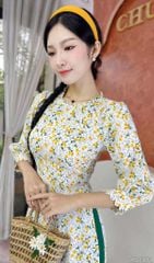 Áo Dài Cây Cầu Gỗ AD9002.2881 (áo lẻ)