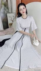 Áo Dài 3 Tà Ly Trà Sữa AD2950 (áo lẻ)