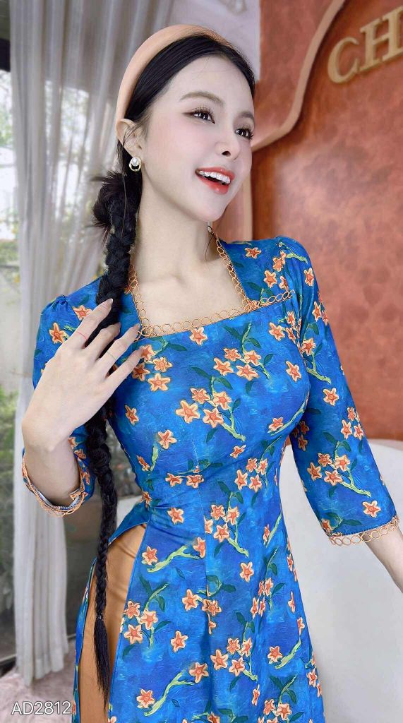 Áo Dài Vòng Tròn Tí Hon AD2812 (áo lẻ)