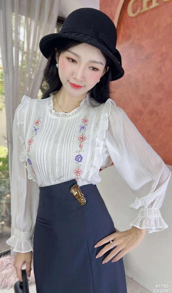 Áo Tơ Xuân Hoa A1790 (Áo lẻ)