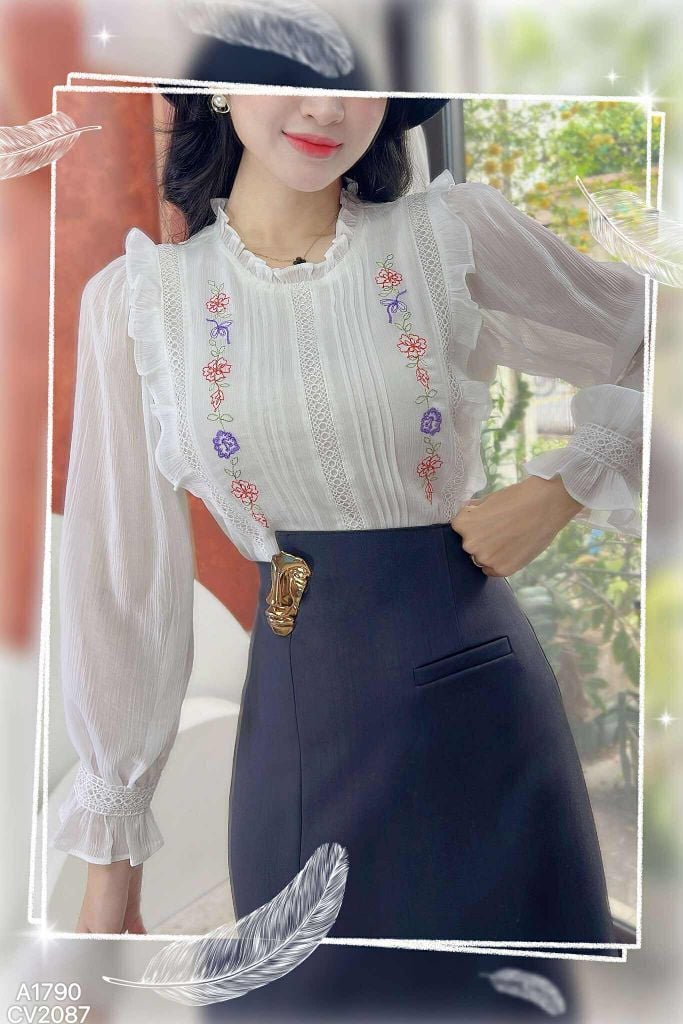 Áo Tơ Xuân Hoa A1790 (Áo lẻ)