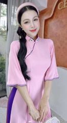 Áo Dài Bông Mai White AD9001.1500 (áo lẻ)