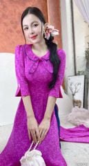 Áo Dài Nơ 2 Kiểu AD2949 (áo lẻ)