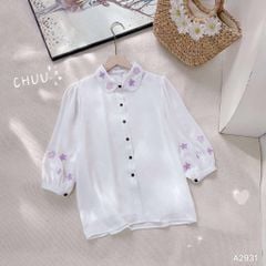 Áo Sơ Mi Hoa Bé Ngoan A2931