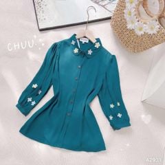 Áo Sơ Mi Hoa Bé Ngoan A2931