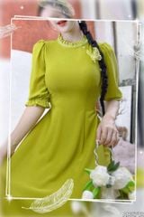 Áo Dài Mg Bướm Lưới Kim AD2712 (áo lẻ)