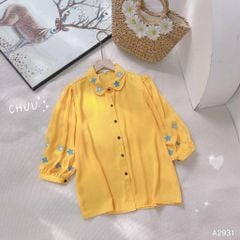 Áo Sơ Mi Hoa Bé Ngoan A2931