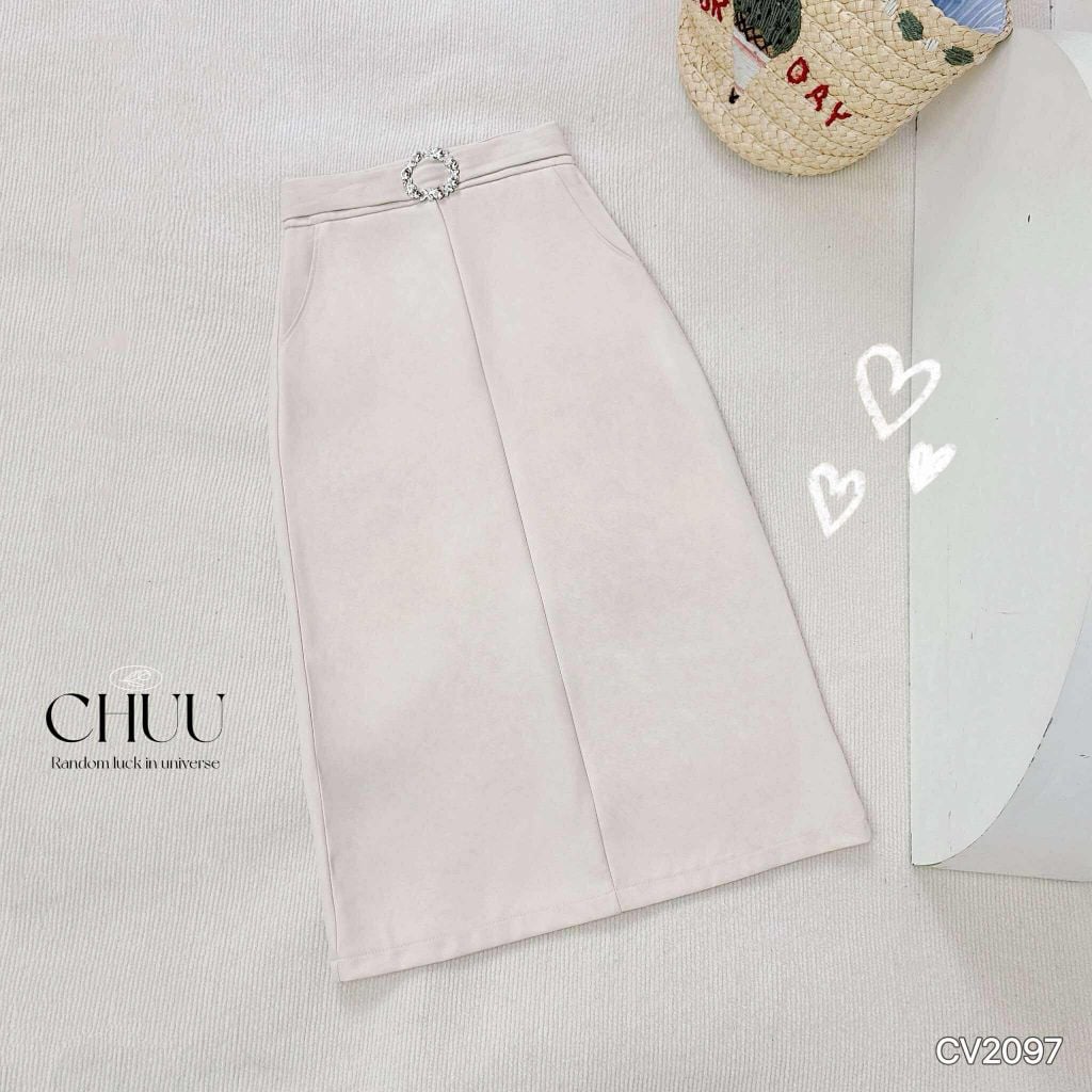 Chân Váy Khóa Đá Tròn 80cm CV2097