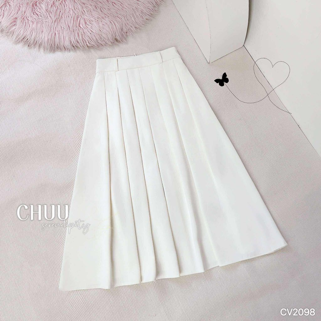 Chân Váy Tennis Dài Bản Đai 80cm CV2098