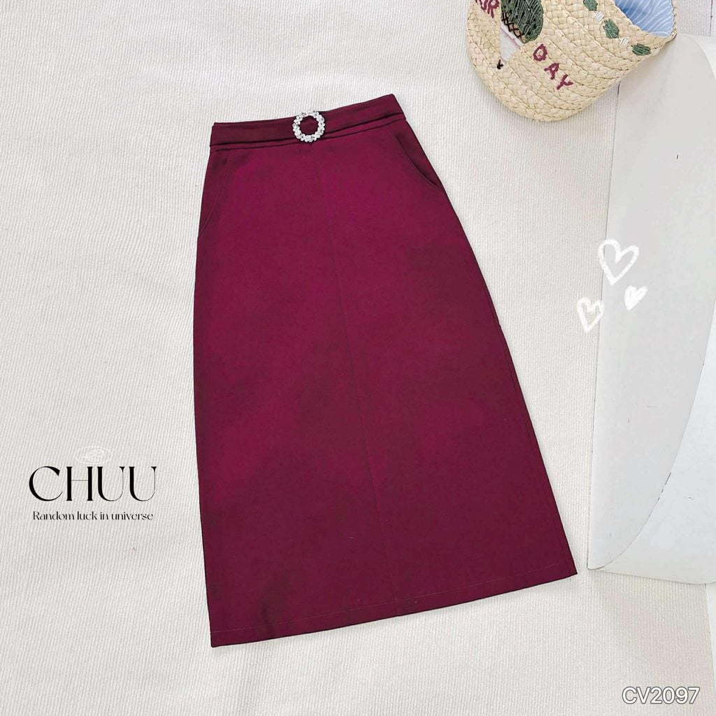 Chân Váy Khóa Đá Tròn 80cm CV2097