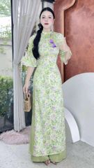Áo Dài Chuông Gió+PK AD9002.2955 (áo lẻ)