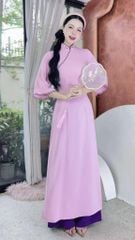 Áo Dài Bông Mai White AD9001.1500 (áo lẻ)