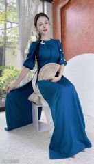 Áo Dài Cánh Hoa Xoay AD9001.2938 (áo lẻ)