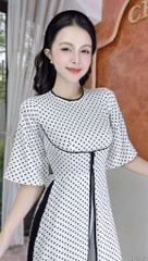 Áo Dài 3 Tà Ly Trà Sữa AD2950 (áo lẻ)