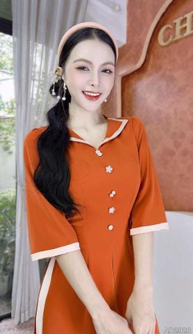 Áo Dài 3 Tà Phấn Bảng AD9003.2928 (áo lẻ)